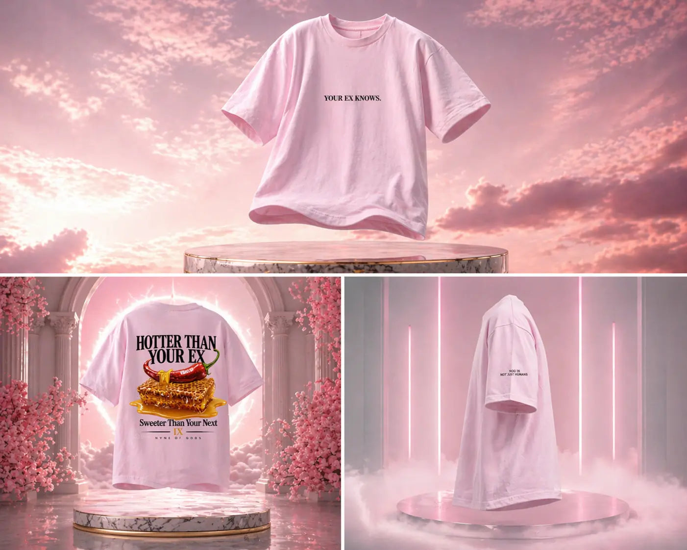 NYNE OF GODS — “Your Ex Knows” Premium Oversized Tee Nyne of gods