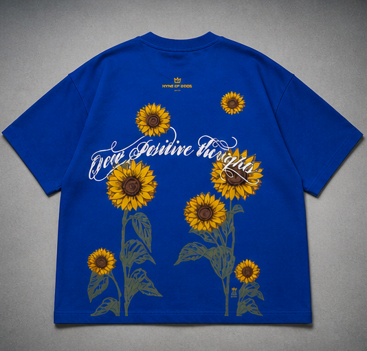 Nyne of Gods “Love Is Rare” Sunflower Oversized Tee – 240 GSM Premium Heavyweight