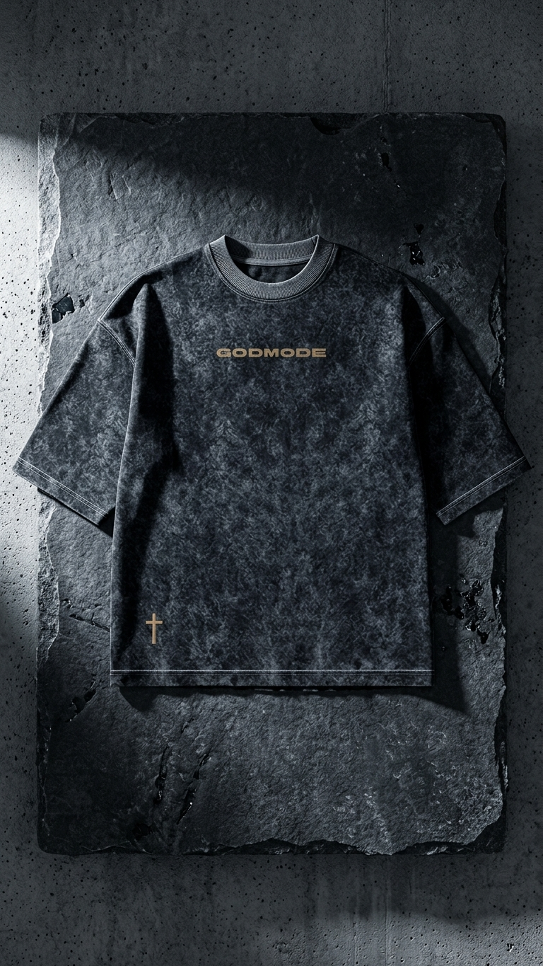 GODMODE™ — Chapter II Acid Wash Oversized Tee ⭐