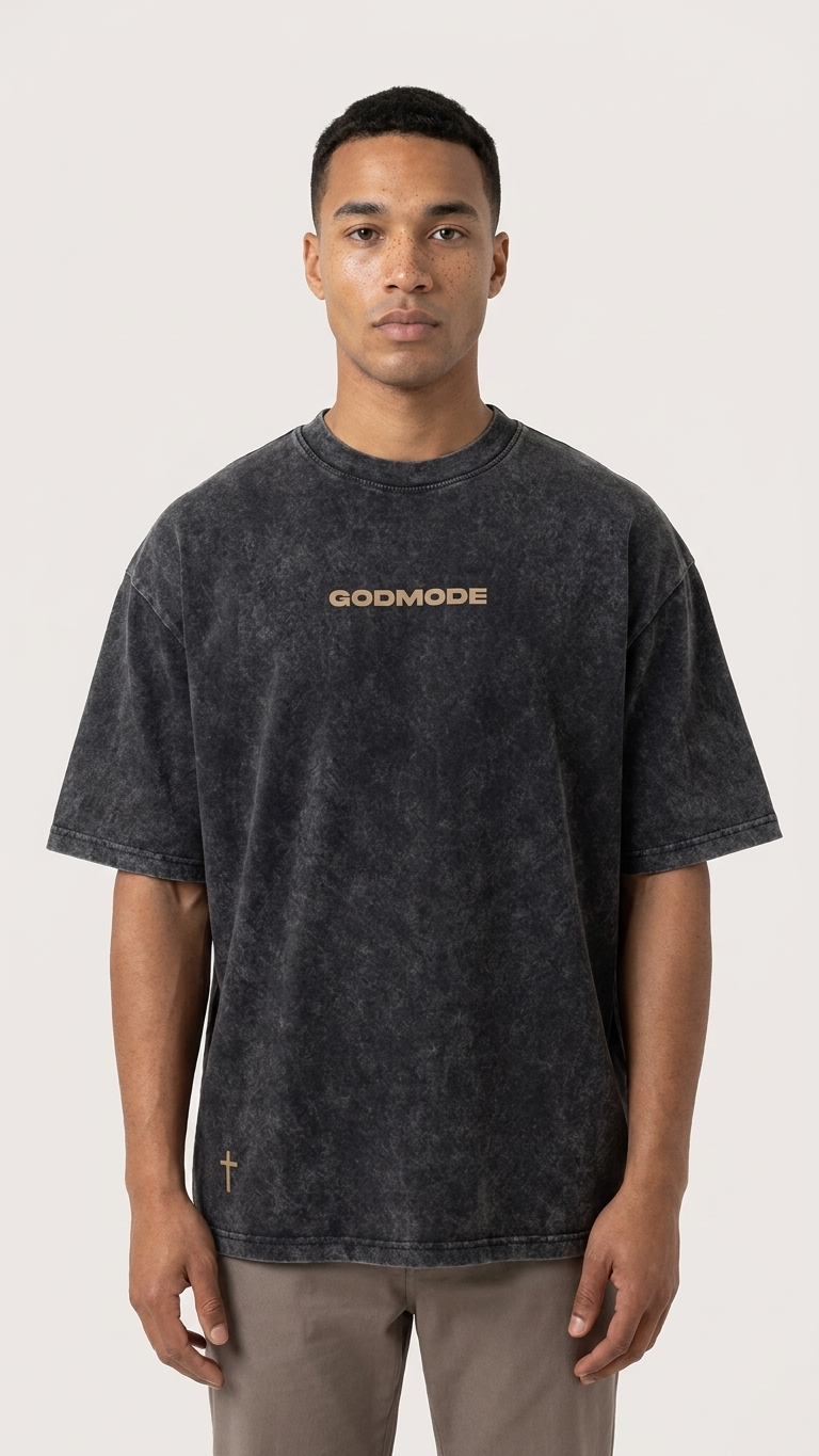 GODMODE™ — Chapter II Acid Wash Oversized Tee ⭐