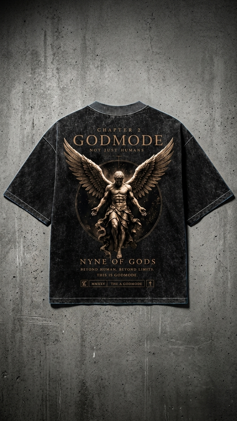 GODMODE™ — Chapter II Acid Wash Oversized Tee ⭐
